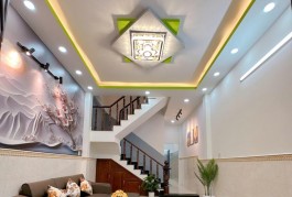 HẺM XE HƠI THÔNG, GẦN BV BÌNH TÂN, 60M2, 4 TẦNG 4PN, NHÀ HƯƠNG LỘ 2 GIÁ CHỈ 6.1 TỶ